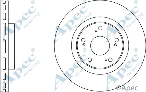 APEC BRAKING Jarrulevy DSK3004